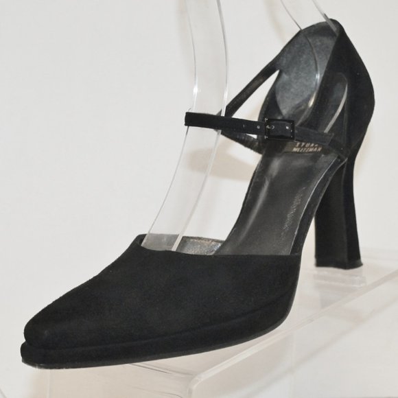 Way Sexy Suede Platform Ankle Strap Heels Shoes - Picture 2 of 11